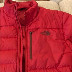 The North Face Cherry Red Quilted Jacket